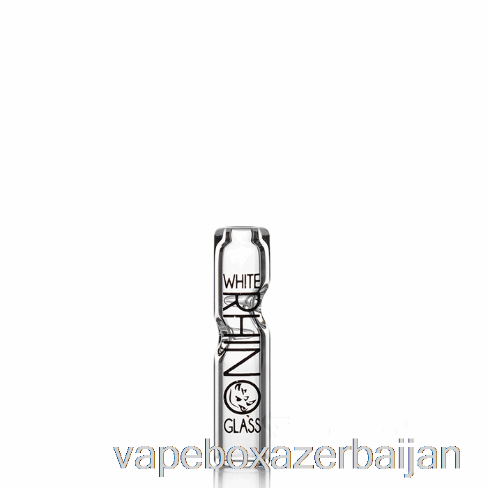 Vape Baku White Rhino Glass Tips Round Glass Tip